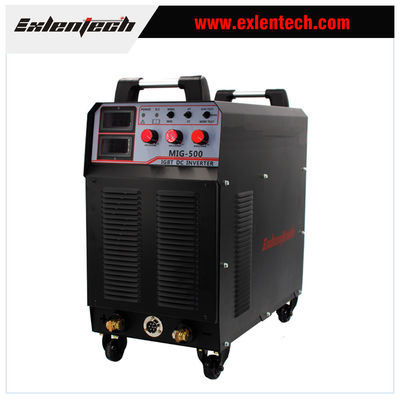 OEM สามเฟส 380V เครื่องเชื่อมอินเวอร์เตอร์ MIG 500Amp รอบการทำงาน 100%