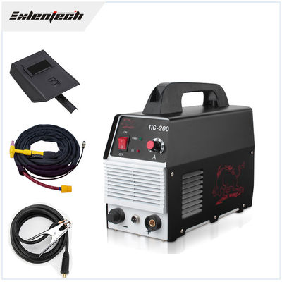โลหะผสมเหล็ก 200Amps เครื่องเชื่อม TIG 220V ISO9001 Approved