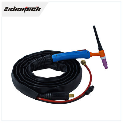 WP17V Air Cooled TIG เครื่องเชื่อมไฟฉาย 13 Feet Cable Connector