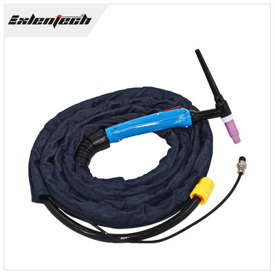 WP17V Air Cooled TIG เครื่องเชื่อมไฟฉาย 13 Feet Cable Connector