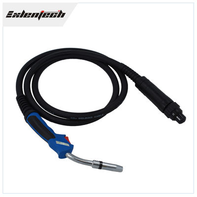 24KD แก๊ส Cooled Co2 Mig Mag เชื่อมไฟฉาย 3m 4m 5m พร้อมขั้วต่อยูโร