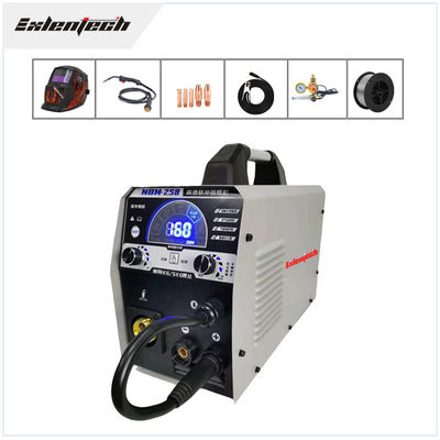 เครื่องแปลงกระแสไฟฟ้าแบบพกพา MIG MAG เครื่องเชื่อม 200A พร้อมฟลักซ์ Cored Wire 5 กก