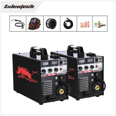 Flux Cored 200 Amp Inverter Mig Welder แบบพกพาสำหรับ Carbon Steel