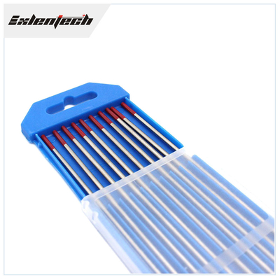 OEM TIG ลวดเชื่อมทังสเตนอิเล็กโทรดสีแดง WP 2.4mmx175mm สำหรับไฟฉายเชื่อม